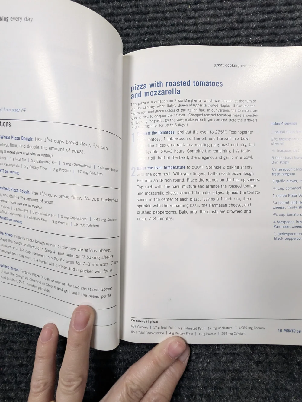 Weight Watchers Great Cooking Every Day Cookbook - White, Blue, Green Cover